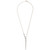 Diamond Asymmetric Lariat Necklace (1 ct. t.w.) in 14k Gold, 15" + 2" extender, Created for Macy's