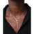 Diamond Asymmetric Lariat Necklace (1 ct. t.w.) in 14k Gold, 15" + 2" extender, Created for Macy's