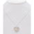 Diamond Accent Two-Tone Heart Pendant Necklace in Sterling Silver and 10k Gold