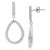 Cubic Zirconia Open Teardrop Drop Earrings, Created for Macy's