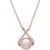 Pink Cultured Freshwater Pearl (13 mm) & Diamond (1/4 ct. t.w.) 18" Pendant Necklace in 14k Rose Gold