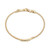 Diamond Twist Bangle Bracelet (1/8 ct. t.w.) in 14k Gold-Plated Sterling Silver