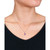 2-Pc. Set Pink Amethyst (3-1/2 ct. t.w.) & Lab-Created White Sapphire (1/3 ct. t.w.) Heart Pendant Necklace & Matching Leverback Drop Earrings in Rose-Plated Sterling Silver