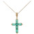 Emerald (3-1/5 ct. t.w.) 18" Pendant Necklace in 14k Gold, Created for Macy's