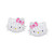 Hello Kitty Crystal & Enamel Stud Earrings in Sterling Silver, Created for Macy's