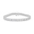 Lab Grown Diamond Emerald-Cut Tennis Bracelet (11 ct. t.w.) in 14k White Gold