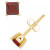 Garnet Square Stud Earrings (1 ct. t.w.) in 14k Gold