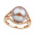Cultured White Ming Pearl (12mm) & Diamond (1/3 ct. t.w.) Ring in 14k Gold