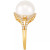 Cultured White Ming Pearl (12mm) & Diamond (1/3 ct. t.w.) Ring in 14k Gold