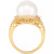 Cultured White Ming Pearl (12mm) & Diamond (1/3 ct. t.w.) Ring in 14k Gold