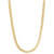 Flat Cuban Link 22" Chain Necklace in 10k Gold
