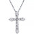 Diamond Cross 16"-18" Pendant Necklace (1/2 ct. t.w.) in 14k White Gold or 14K Gold