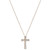 Diamond Cross Pendant Necklace (1 ct. t.w.) in 14k Gold, 16" + 2" extender