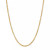 Rounded Box Link 18" Chain Necklace in Sterling Silver or 18k Gold-Plated Over Sterling Silver