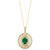 EFFY® Emerald (1-1/2 ct. t.w.) & Diamond (5/8 ct. t.w.) Multi-Halo 18" Pendant Necklace in 14k Gold