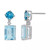 Amethyst (1-5/8 ct. t.w.) & Diamond Accent Drop Earrings in Sterling Silver (Also in Swiss Blue Topaz)