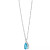 Blue Topaz Pear Solitaire Pendant Necklace (1-1/4 ct. t.w.) in Sterling Silver, 16" + 2" extender (Also in Citrine & Peridot)