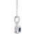 Sapphire (5/8 ct. t.w.) & Diamond Accent Solitaire 18" Pendant Necklace in Sterling Silver (Also in Emerald & Ruby)