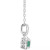 Sapphire (5/8 ct. t.w.) & Diamond Accent Solitaire 18" Pendant Necklace in Sterling Silver (Also in Emerald & Ruby)