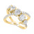 EFFY® Diamond Multi-Shape Crossover Ring (1-5/8 ct. t.w.) in 18k White Gold or 18k Yellow Gold