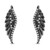 Enchanted Disney Diamond Maleficent Wing Stud Earrings (1/6 ct. t.w.) in Sterling Silver