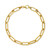 Paperclip Link Bracelet in 14k Gold