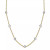 Beaded Station Chain Necklace in 18k Gold-Plated Silver, or 18k Rose Gold-Plated Silver or Sterling Silver 18" + 2" extender, Created for Macy's