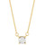 Illusion Two-Tone 17" Pendant Necklace in 10k Gold