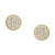Diamond Moon & Star, Bar & Circle Earring Set (1/4 ct. t.w.) in 10k White & Yellow Gold