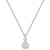 Cultured Freshwater Pearl (7-1/2mm) & Diamond (1/4 ct. t.w.) 18" Pendant Necklace in 10k Gold