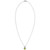 Peridot (1-1/5 ct. t.w.) & Lab-Created White Sapphire (1/5 ct. t.w.) 18" Pendant Necklace in Sterling Silver