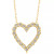EFFY® Diamond Heart 18" Pendant Necklace (1/4 ct. t.w.) in Sterling Silver or 14k Gold-Plated Sterling Silver