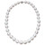 Pearl Necklace, 18" 14k White Gold White Cultured South Sea Graduated Pearl Strand (10-13mm)