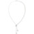 Cultured Freshwater Pearl (4-4-1/2mm & 7-7-1/2mm) 18" Lariat Necklace in Sterling Silver