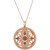 Chocolatier® Chocolate Diamond & Vanilla Diamond Openwork Mandala 18" Pendant Necklace (1-1/20 ct. t.w.) in 14k Rose Gold