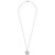 Diamond Cushion Cluster 18" Pendant Necklace (1/10 ct. t.w.) in Sterling Silver