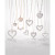 EFFY® Diamond Pavé Triple Heart Pendant Necklace (1/4 ct. t.w.) in 14k Gold, White Gold & Rose Gold or 14k White Gold