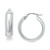 Small Chunky Sterling Silver Hoop, 3/4", Created for Macy's