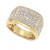 Men's Diamond Cluster Ring (2 ct. t.w.) in 10k Gold
