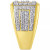 Men's Diamond Cluster Ring (2 ct. t.w.) in 10k Gold