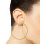 Textured Medium Hoop Earrings in 10k Gold, 30mm