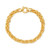 Byzantine Intertwined Link Chain Bracelet in 14k Gold