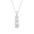 Diamond Graduated 18" Pendant Necklace (1-1/2 ct. t.w.) in 14k White Gold