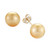 Cultured Golden South Sea Pearl Stud Earrings (9mm) in 14k Gold