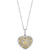 EFFY® Yellow & White Diamond Multirow Heart 18" Pendant Necklace (1-1/20 ct. t.w.) in 14k White & Yellow Gold