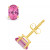 Pink Topaz (1-1/7 ct. t.w.) Stud Earrings in 14K Yellow Gold or 14K White Gold
