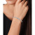 Diamond Cluster Woven Bangle Bracelet (1/5 ct. t.w.)