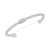 Diamond Cluster Woven Bangle Bracelet (1/5 ct. t.w.)