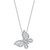EFFY® Diamond Butterfly 18" Pendant Necklace (5/8 ct. t.w.) in 14k White Gold
