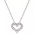 Diamond Heart Pendant Necklace (1/2 ct. t.w.) in 14K Gold or 14K White Gold